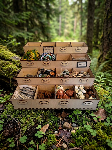 Game-day prize rack